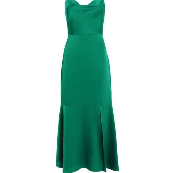INTERMIX Dresses & Skirts - Intermix emerald green slip dress. Size 6